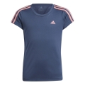 adidas Tennis-Shirt Designed 2 Move 3-Streifen T-Shirt navy Mädchen
